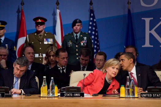President_Obama,_Secretary_Clinton_and_Prime_Minister_Brown_at_the_2009_NATO_summit.jpg