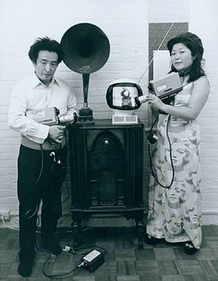 Tom Haar, Shigeko Kubota and Nam June Paik, 1974.Tom Haar.jpg